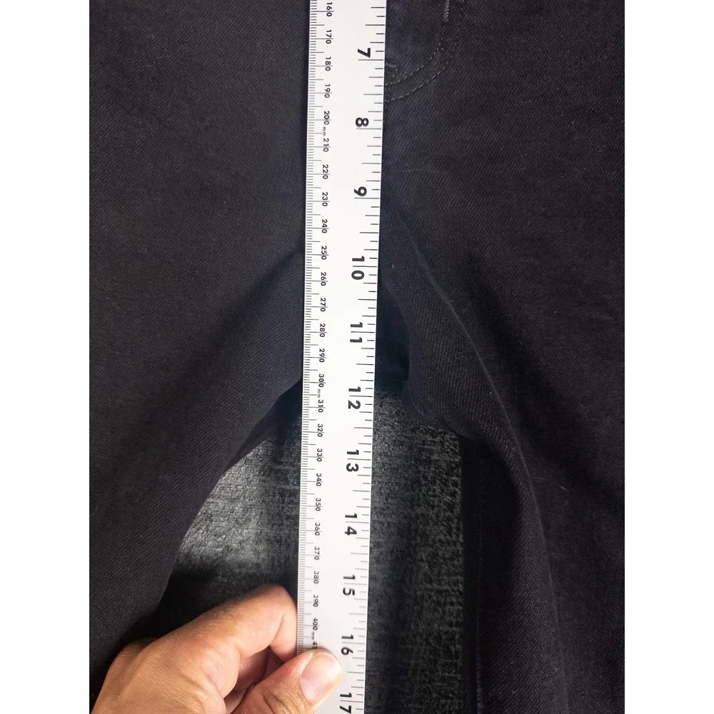 NEW Lauren Ralph Lauren High Rise Skinny‎ Ankle Jeans Womens 28 6 Black Denim